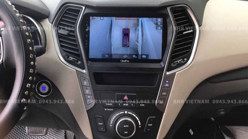 Màn hình DVD Android liền camera 360 xe Hyundai Santafe 2012 - 2018 | Oled Pro X5S 